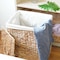 Vintiquewise Handmade Rectangular Water Hyacinth Wicker Laundry Hamper with Lid Natural, Large QI004242.L - alternate 4
